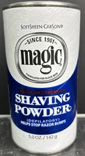 Lot Of 11 Softsheen-Carson Magic Shave Regular Strength Shaving Powder, 5 oz