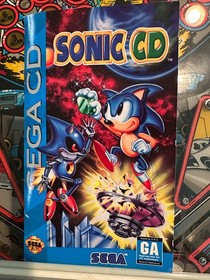 Sega CD Games - Sonic CD CIB w/ reg card longbox , Cobra Command, Sewer Shark. !
