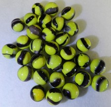 20875m Vintage Group or Lot of 30 Marble King Bumblebee Marbles