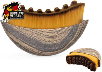 Lymphatic Contour Face Brush, Lymphatische Gesichtsbürste, Alpenfaser Bürste Erf