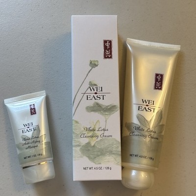 LOT 2 Wei East Skin Care White Lotus CLEANSING CREAM & ANTI-AGING MASQUE