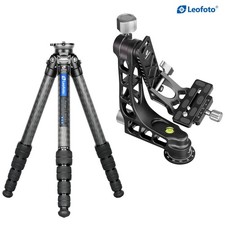 Leofoto LS-365CEX PG-1 Leveling Base Tripod  Gimbal Head Kit-Black