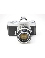 Nikon Nikkormat FTN with Nikkor-S 50mm f1.4 Lens Original Leather Fitted Case
