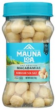 Mauna Loa Dry Roasted Macadamias Hawaiian Sea Salt 6Oz