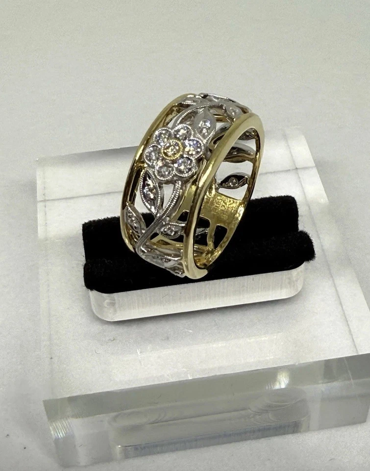 Simon G Trellis Ring - 18K Diamond - WOW - Image 4 of 4