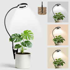 Grow Lights for Indoor Plants, Full Spectrum with 360 Gooseneck, 48 LEDs, Auto