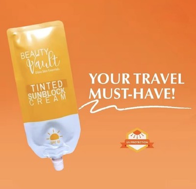 Beauty Vault Tinted Sunblock Cream LSF 45 50g