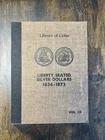 Library Of Coins 1836-1873 Liberty Seated 90% Silver Dollars $1 Album Vol. 50