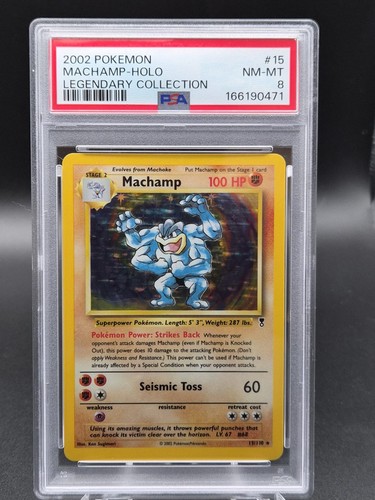 Machamp graded PSA 8 for sale on eBay
