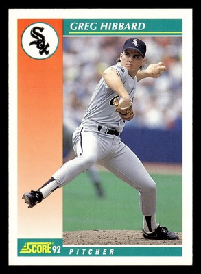 Greg Hibbard 1992 Score #266 Chicago White Sox Baseball *202