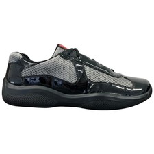 Prada Men's America's Cup Low Trainers Black EU 40 / UK 6