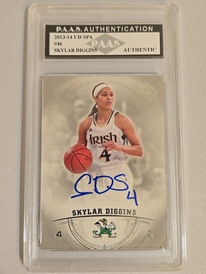 SKYLAR DIGGINS ROOKIE CARD 2013 Upper Deck SP Authentic  