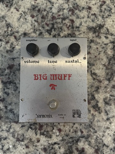 70’s Electro Harmonix Ram's Head Big Muff Pi Fuzz Pedal Working! Collectible V2