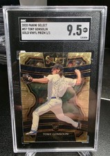2020 Panini Select # 57 Tony Gonsolin RC Gold Vinyl 1/1 SGC 9.5 L.A. Dodgers !!!