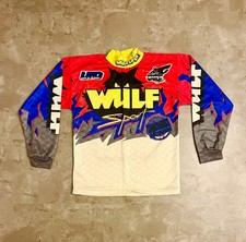 Maglia Motocross Vintage 1993 Wulfsport Razza Pericolosa UFO Taglia S