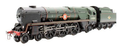 HORNBY 'OO' BR MERCHANT NAVY CLASS 35002 'UNION CASTLE LINE' DAMPFLOK *DCC* | Condition: Used