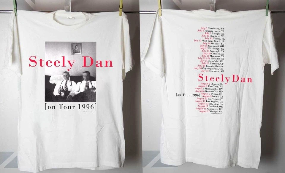 Steely Dan on Tour 1996 T-Shirt, 90s Rock Band Concert Tee