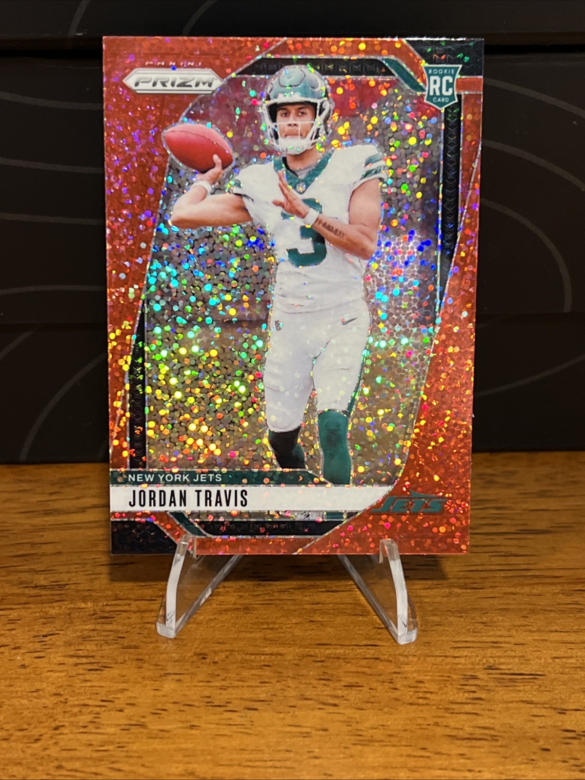 2024 Panini Prizm - Jordan Travis #359 (RC) Rookie - Red Sparkle Prizm SP 🔥