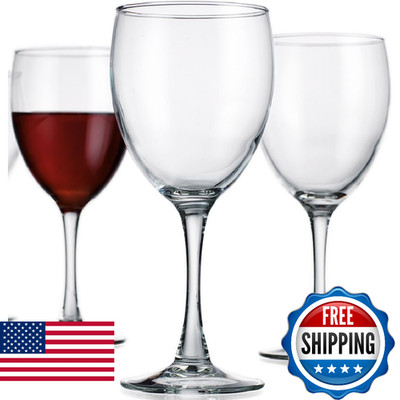 Circleware Vine Wine Glasses, Set of 4, 11 oz., Clear