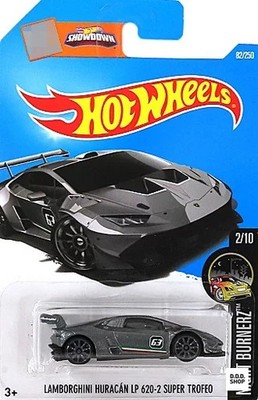 1/64 Lamborghini Huracan LP620-2 Super Trofeo 63 dunkelgrau Hot Wheels