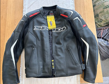 Spidi On Track Leather Motorcycle Jacket Size Large 54