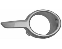 Nebelscheinwerfer Rahmen Rechts Peugeot 208 2012-2015 Verchromt Satiniert