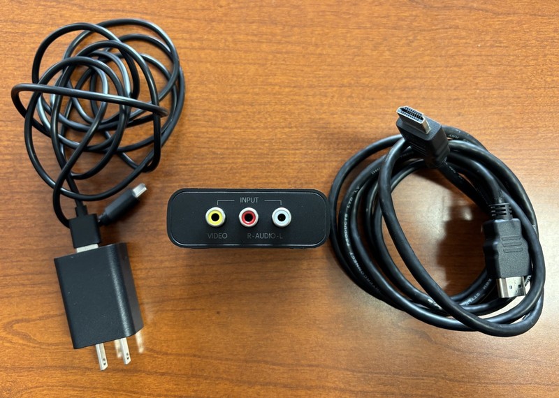 INSIGNIA RCA TO HDMI CONVERTER POWER CORD HDMI CABLE FREE SHIP