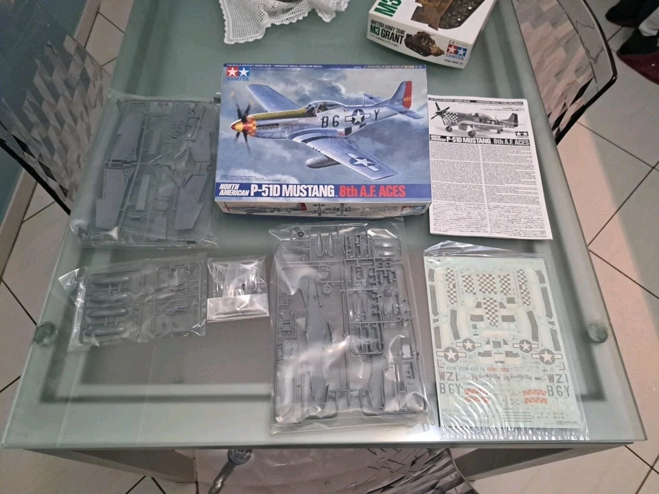 P-51D Mustang 8th A.F. Aces Tamiya 1/48 As New  - Immagine 2 di 4