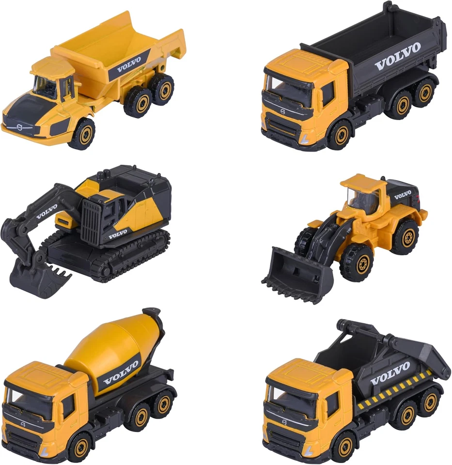 – Volvo Construction Premium, Mezzi Da Cantiere in Metallo Pressofuso, Scala 1:6 - Immagine 2 di 4