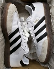 Adidas Samba Indoor 'White Black Gum' - IH6001 Size 6.5 Men/7.5 Womens