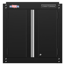 Craftsman 28 In Steel Garage Wall Storage Cabinet Locking Tool Box Black