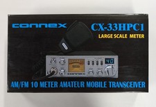 Connex CX-33HPC1 AM/FM 10 Meter Amateur Mobile Transceiver w/ Large Scale Meter