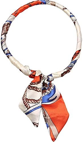  Paquete de 2/6/10 bolsas de bufanda para mujer bolso bufandas banda pelo cuello 2 piezas - azul Foto 3 de 4