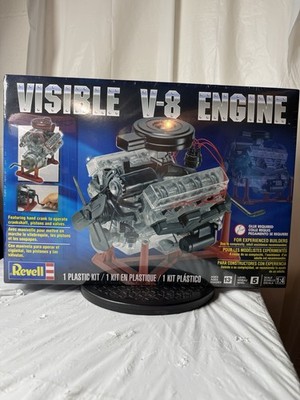 Revell Visible V-8 Engine 1:4 Scale Model Kit Level 5 Factory Sealed NEW