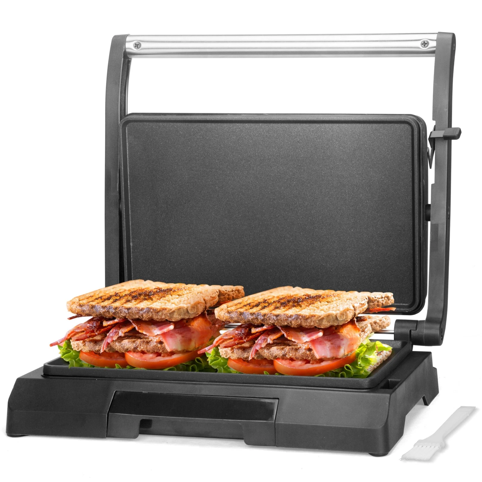Baker's Friend Mini Panini Press Electric Griddle, 2 Slices of Panini Grill P...
Opens in a new wind