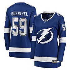 Women's Fanatics Jake Guentzel Blue Tampa Bay Lightning Home Premier Breakaway