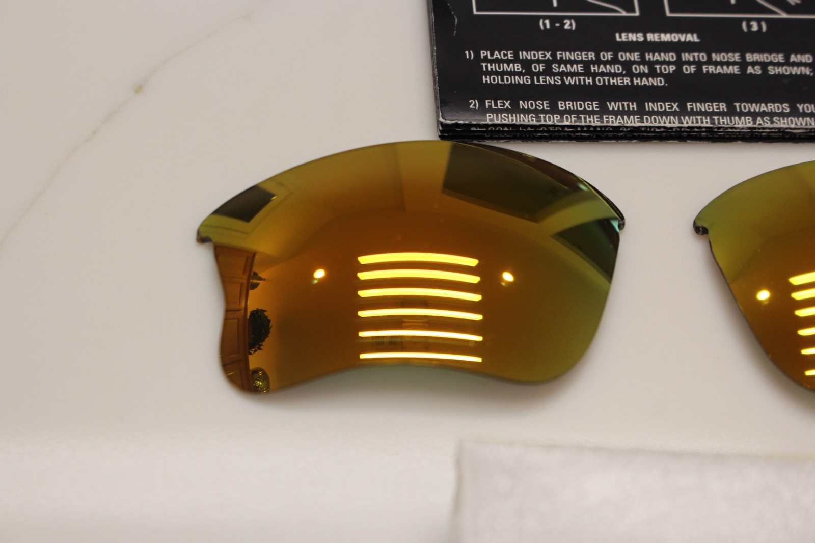 NEW GENUINE OAKLEY FLAK  JACKET XLJ  FIRE IRIDIUM LENSES RARE image 6