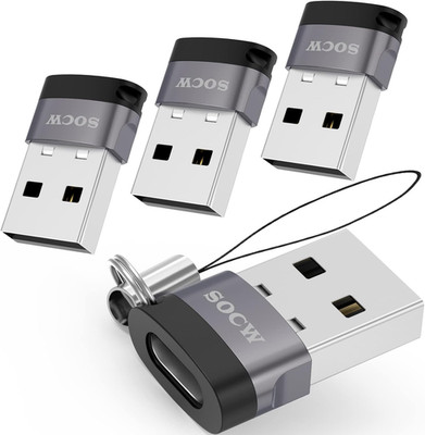 USB C to USB Adapter (4 Pack),Usb-C Female to USB Male, Type C to USB a Converte