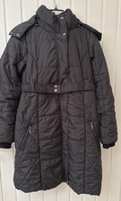 Umstandsmode Mantel Jacke Gr. 40 ESPRIT Maternity mit abnehmbarer Kapuze+ Gürtel