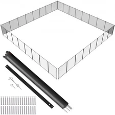 Pool Fence,4x96 FT Pool Fences for Inground Pools,Removable Child Safety Pool Fe