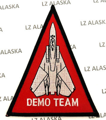 US NAVY F-14 TOMCAT DEMO TEAM RED TRIANGLE PATCH N11