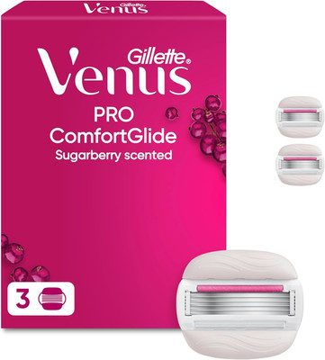 Gillette Venus Comfortglide Sugarberry plus Olay Damen Rasierklingen-Nachfüllpack, Pa