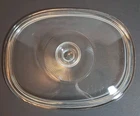 Pyrex Lid DC1.5C Clear Casserole Oval Glass 11" X 8.5" Replacement Free Ship