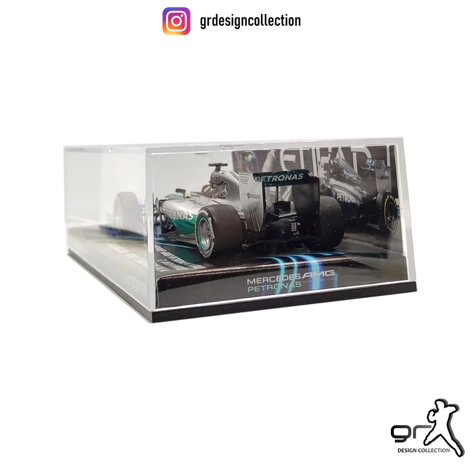 Lewis Hamilton - Mercedes W05 - F1 World Champion 2014 / Minichamps / 1:43 - Immagine 3 di 4