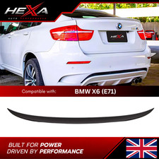 BMW X6 E71 X6M Glanz Schwarz Heck Mitte Fl�gel Kofferraum Spoiler Lippe Body Kit M Sport 08-15