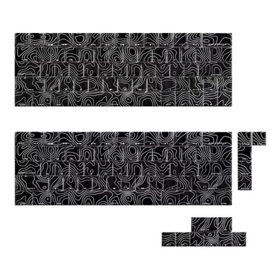 64/74Pcs Contour3.0 Keycap Original Profile Side Print Keycap for 60 61 63 64