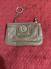Marc By Marc Jacobs Taupe Soft Leather Zip Coin Purse Card Wallet  6 By 4 Us4