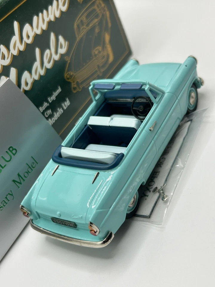 Lansdowne LDM23x Ford Consul MKII Convertible Mark II 1962 Blue 1of130 LCC 1050 - Image 3 of 4