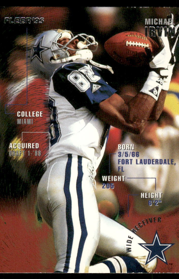1995 Fleer #92 Michael Irvin