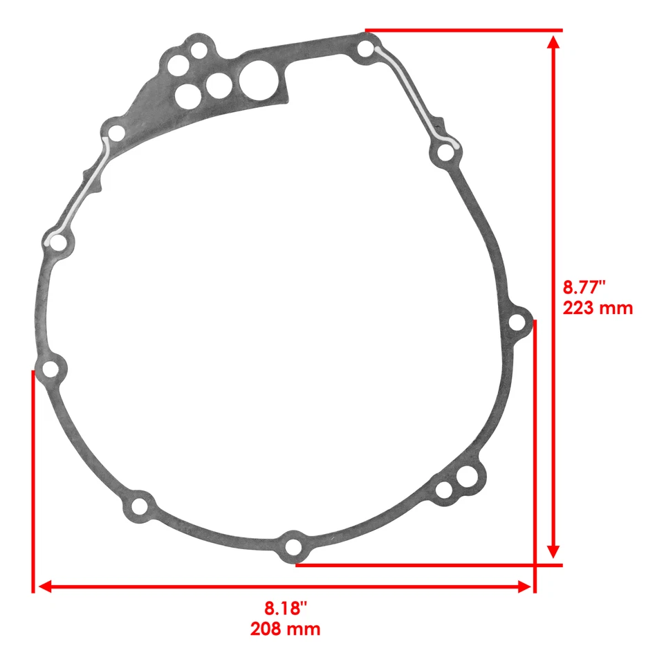 Junta de cubierta de cárter de embrague para Yamaha FZ6R FZ-6R FZ 6R 2009 2010 2011-2017 Foto 2 de 4